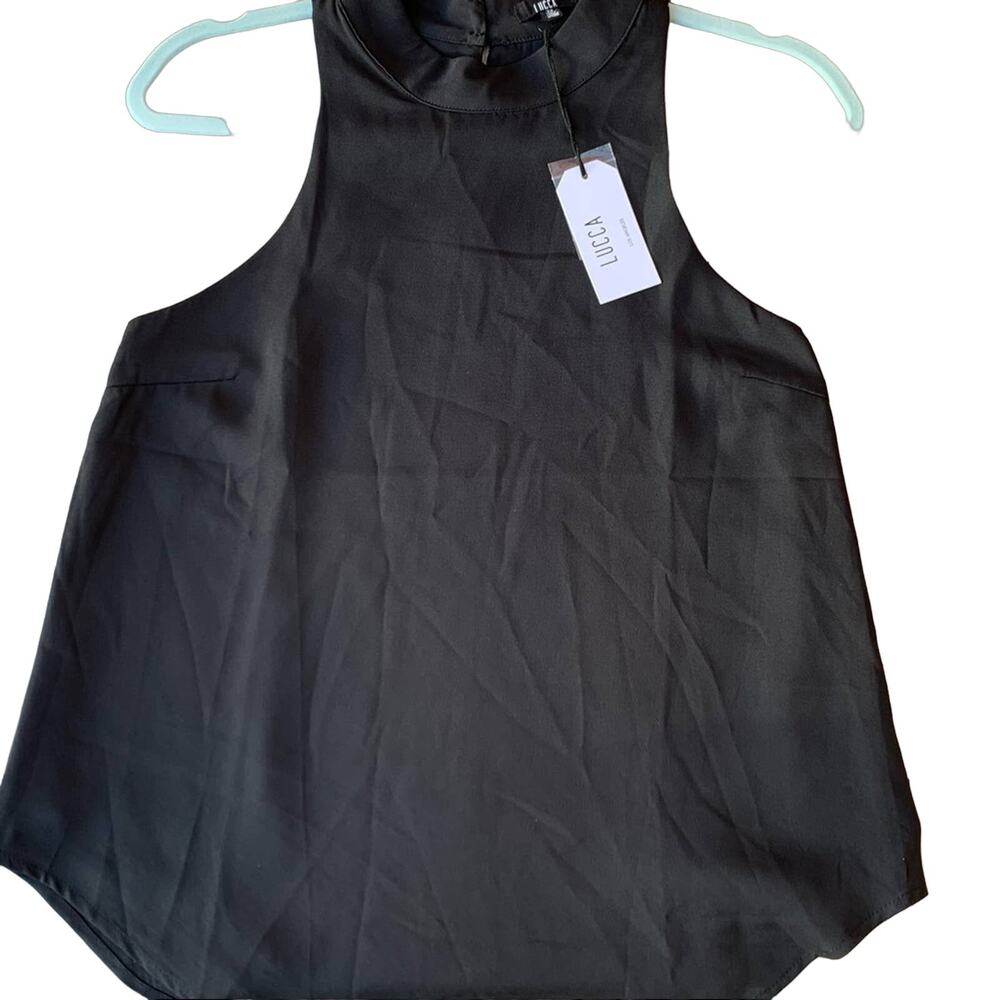 Lucca Couture Black Top Size XS